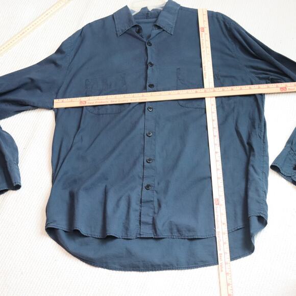 Vintage CP Shades “THE SHIRT” XL Blue Button Down Long Sleeve Cotton - Picture 3 of 8